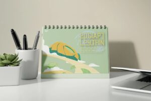 In Hoa Long nhận thiết kế và in ấn lịch để bàn đứng cao cấp
