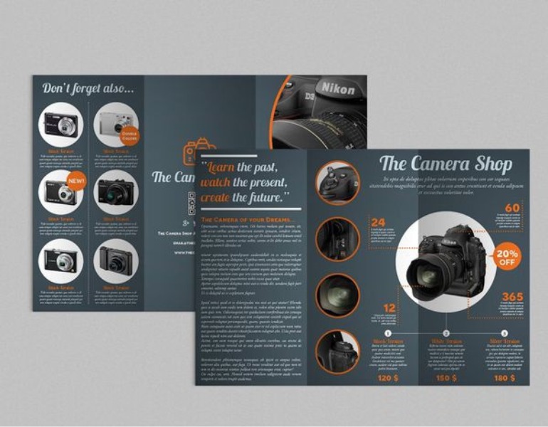Mẫu brochure camera an ninh in ấn chuyên nghiệp
