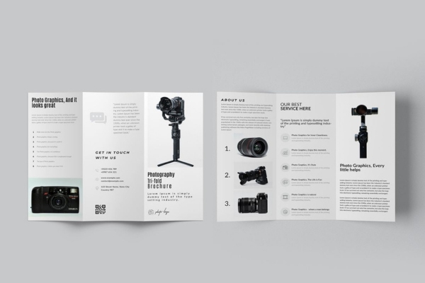 Mẫu brochure camera thu hút khách hàng