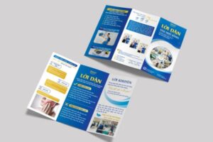 Mẫu brochure gấp 3 chuyên nghiệp, nổi bật