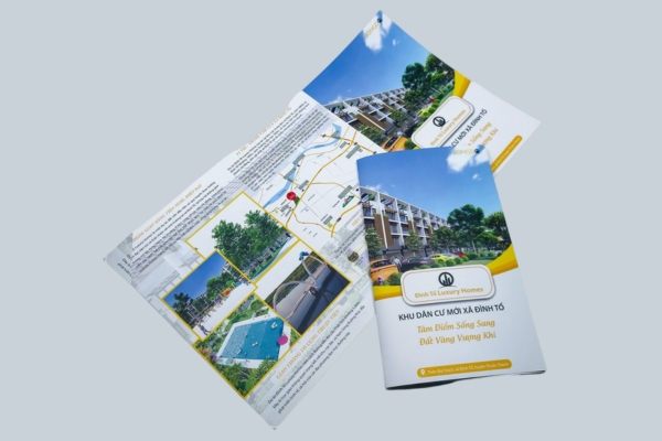 Mẫu brochure gấp 3 in sắc nét