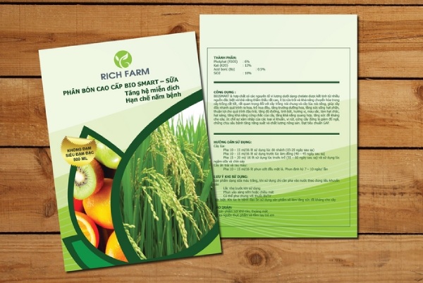 In Hoa Long nhận thiết kế và in ấn mẫu Brochure Phân Bón cao cấp