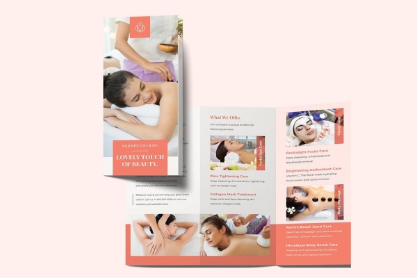 Mẫu brochure spa thu hút