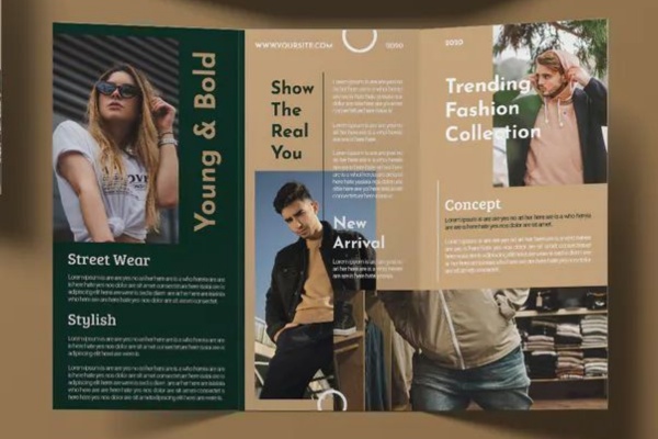 Mẫu brochure thời trang hot nhất