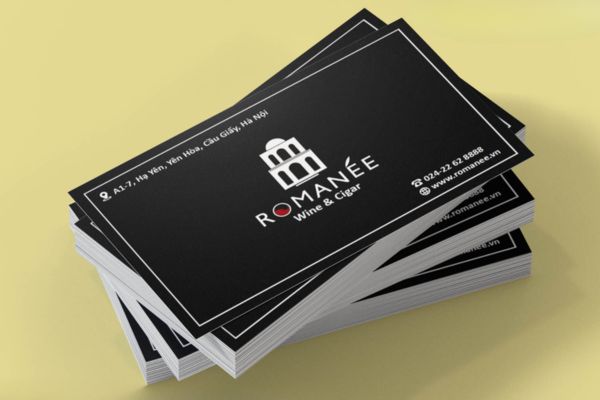 Mẫu card visit rượu vang giá rẻ, thiết kế theo yêu cầu