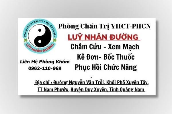 In Hoa Long nhận thiết kế và in ấn Mẫu Card Visit Đông Y chất lượng