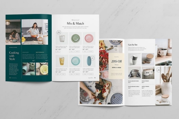 Mẫu catalogue đồ gia dụng đẹp ấn tượng