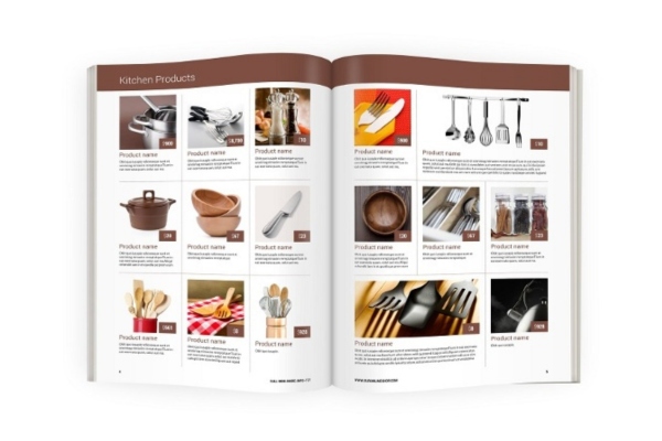Mẫu catalogue đồ gia dụng thiết kế đẹp mắt
