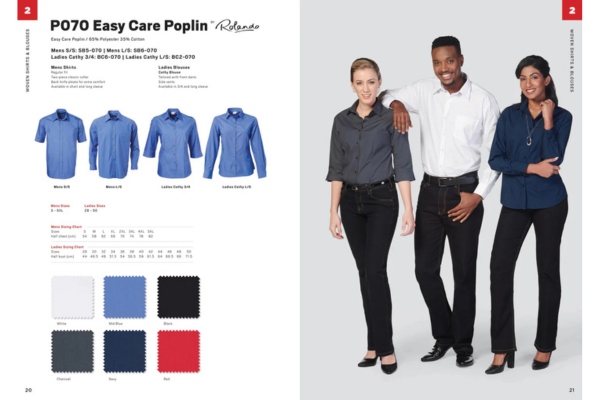 Mẫu catalogue đồng phục công sở