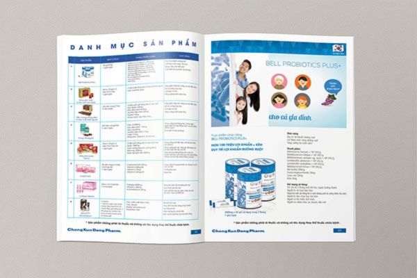 Mẫu catalogue sản phẩm giá rẻ, chất lượng cao tại Hà Nội