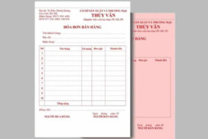 In Hoa Long nhận thiết kế và in ấn mẫu hóa đơn bán lẻ cao cấp