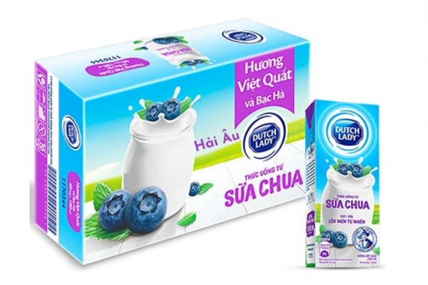 Mẫu hộp giấy đựng sữa chua in ấn sắc nét