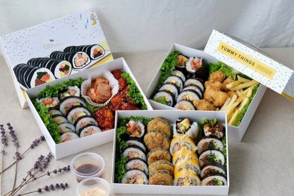 Mẫu hộp đựng sushi giá rẻ, thiết kế theo yêu cầu tại Hà Nội
