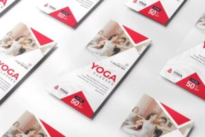 Mẫu brochure yoga giá rẻ, thiết kế theo yêu cầu tại Hà Nội