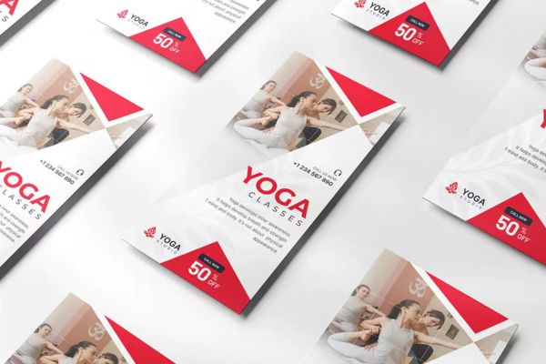 Mẫu brochure yoga giá rẻ, thiết kế theo yêu cầu tại Hà Nội