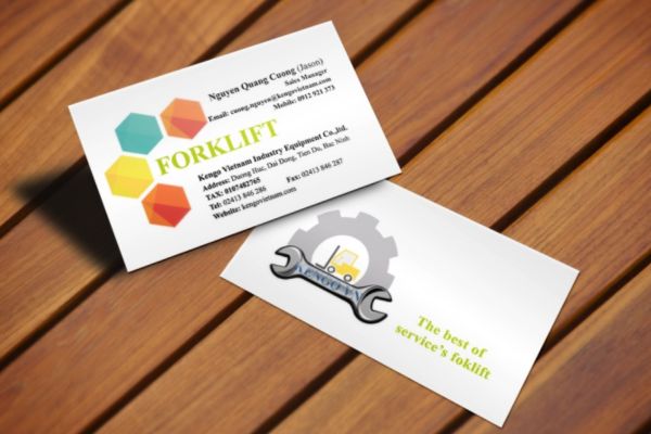 Mẫu card visit cơ khí giá rẻ, chất lượng cao tại Hà Nội