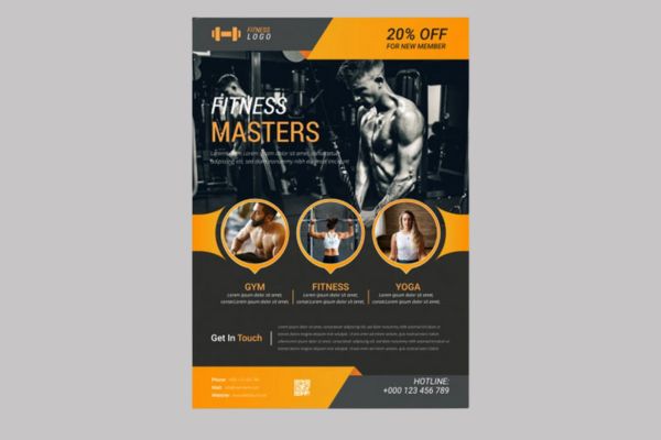 Mẫu tờ rơi phòng gym đẹp, giá rẻ tại Hà Nội