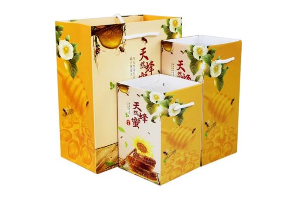 Mẫu túi giấy đựng mật ong giá rẻ, thiết kế theo yêu cầu