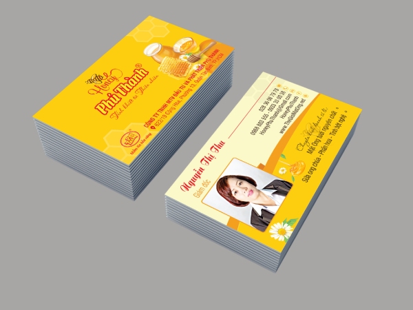 In Hoa Long nhận thiết kế và in ấn mẫu name card có hình số lượng it