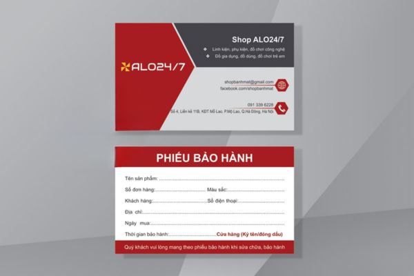 Phiếu bảo hành máy tính giá rẻ, chất lượng cao tại Hà Nội