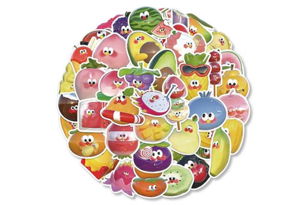 Mẫu sticker hoa quả giá rẻ, chất lượng cao tại Hà Nội
