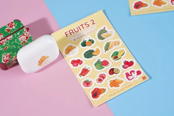 Mẫu sticker hoa quả giá rẻ, chất lượng cao tại Hà Nội