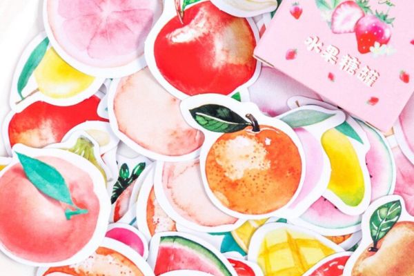 Mẫu sticker hoa quả giá rẻ, chất lượng cao tại Hà Nội