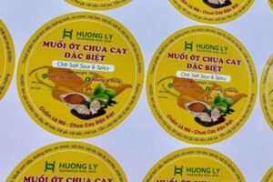 Mẫu tem nhãn gia vị giá rẻ, thiết kế theo yêu cầu tại Hà Nội