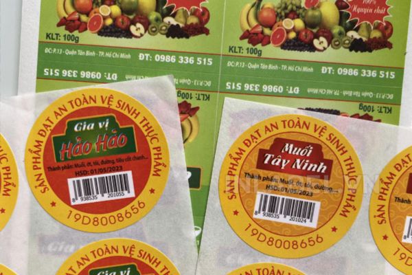 Mẫu tem nhãn gia vị giá rẻ, thiết kế theo yêu cầu tại Hà Nội