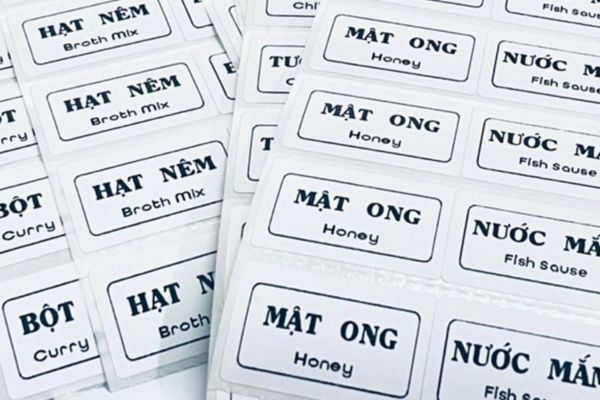 Mẫu tem nhãn gia vị giá rẻ, thiết kế theo yêu cầu tại Hà Nội