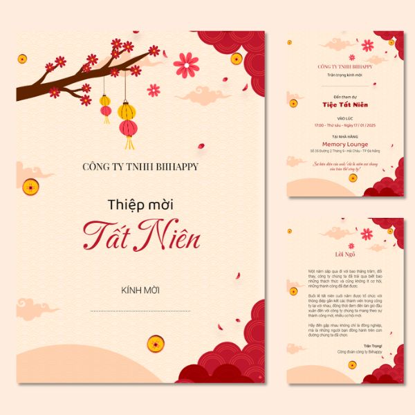 In thiệp mời tất niên giá rẻ, chất lượng cao tại Hà Nội