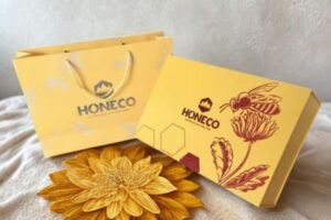 Mẫu túi giấy đựng mật ong giá rẻ, thiết kế theo yêu cầu