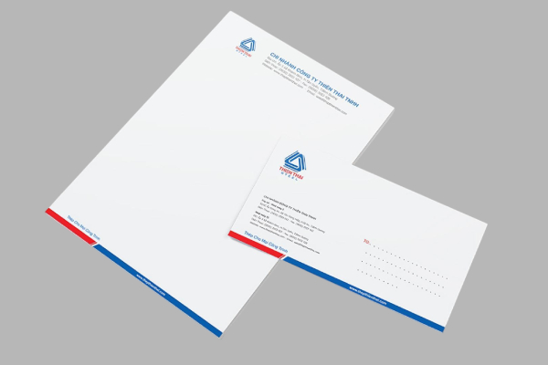 In Hoa Long nhận thiết kế và in ấn mẫu tiêu đề thư cao cấp