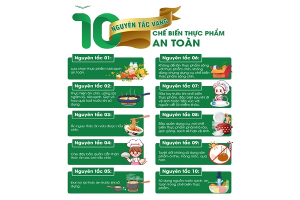 Mẫu tờ rơi an toàn thực phẩm đầy đủ thông tin