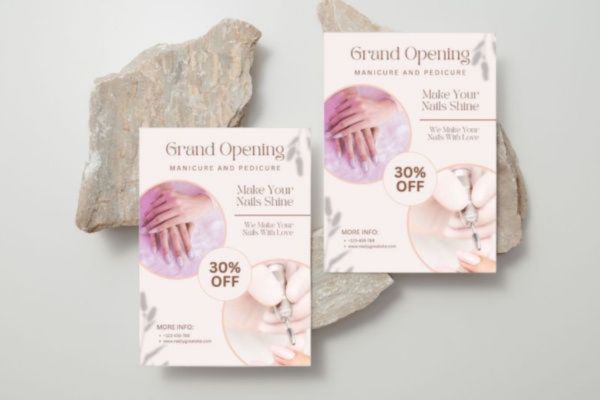 Mẫu tờ rơi nail giá rẻ, thiết kế theo yêu cầu tại Hà Nội