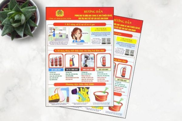 Mẫu tờ rơi pccc giá rẻ, thiết kế theo yêu cầu tại Hà Nội