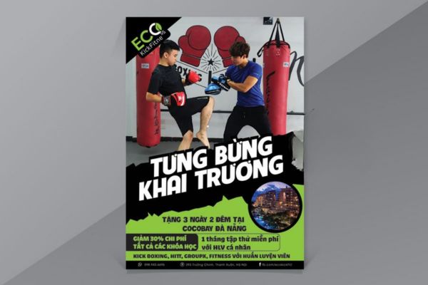 Mẫu tờ rơi phòng gym đẹp, giá rẻ tại Hà Nội
