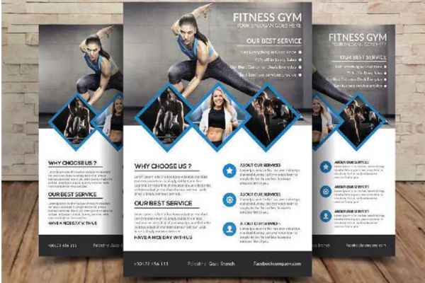 Mẫu tờ rơi phòng gym đẹp, giá rẻ tại Hà Nội
