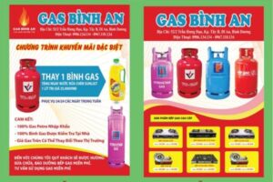 IN Hoa Long nhận thiết kế và in ấn mẫu tờ rơi quảng cáo gas cao cấp