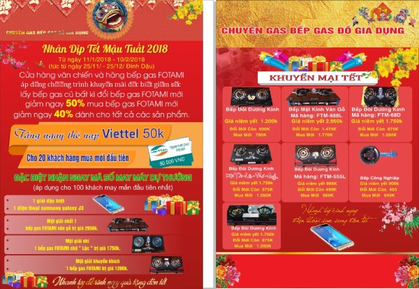 In Hoa Long nhận thiết kế và in ấn mẫu tờ rơi quảng cáo gas lấy ngay
