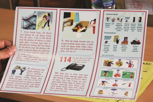 Mẫu tờ rơi pccc giá rẻ, thiết kế theo yêu cầu tại Hà Nội