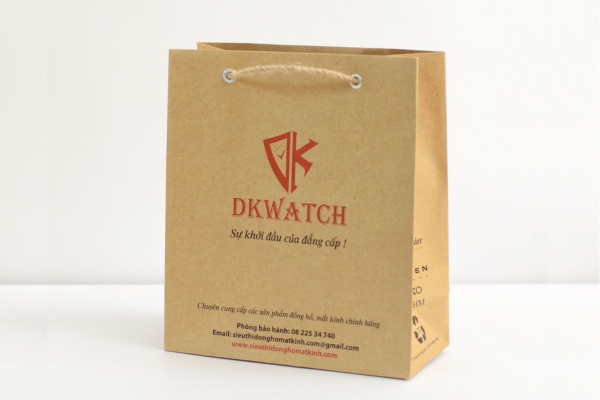 Mẫu túi giấy đựng đồng hồ đẳng cấp tinh xảo