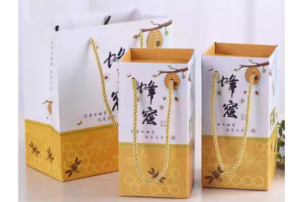 Mẫu túi giấy đựng mật ong giá rẻ, thiết kế theo yêu cầu