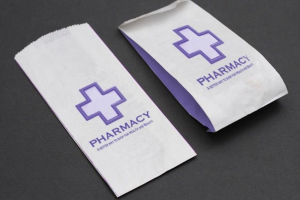 Mẫu túi giấy đựng thuốc tây phổ biến