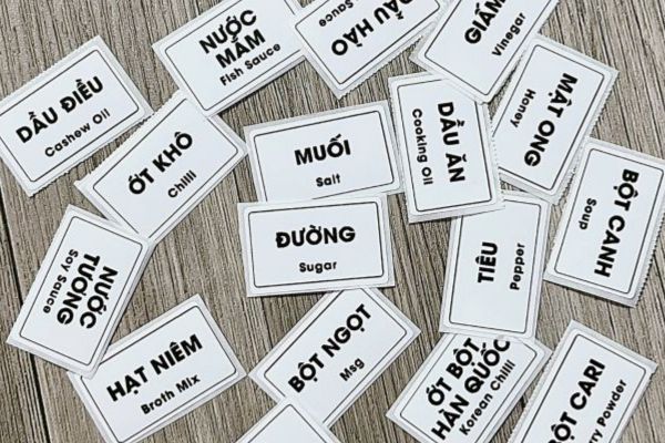 Mẫu tem nhãn gia vị giá rẻ, thiết kế theo yêu cầu tại Hà Nội