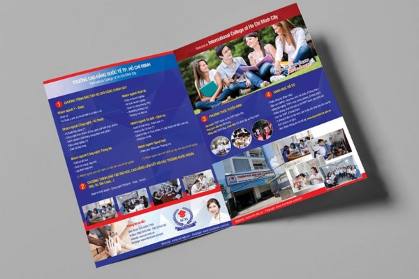 Thiết kế bố cục thông minh cho mẫu brochure giáo dục