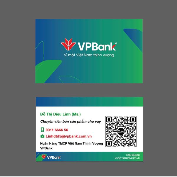 In card visit có mã QR giá rẻ, thiết kế theo yêu cầu