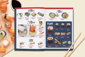 mẫu menu quán Nhật đẹp, tinh tế & Đậm chất thiền