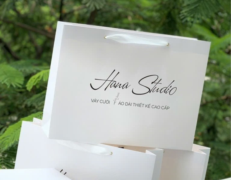Túi giấy studio in sắc nét