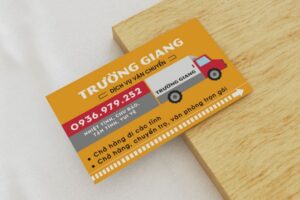Những mẫu card visit vận tải chuyên nghiệp, tin cậy